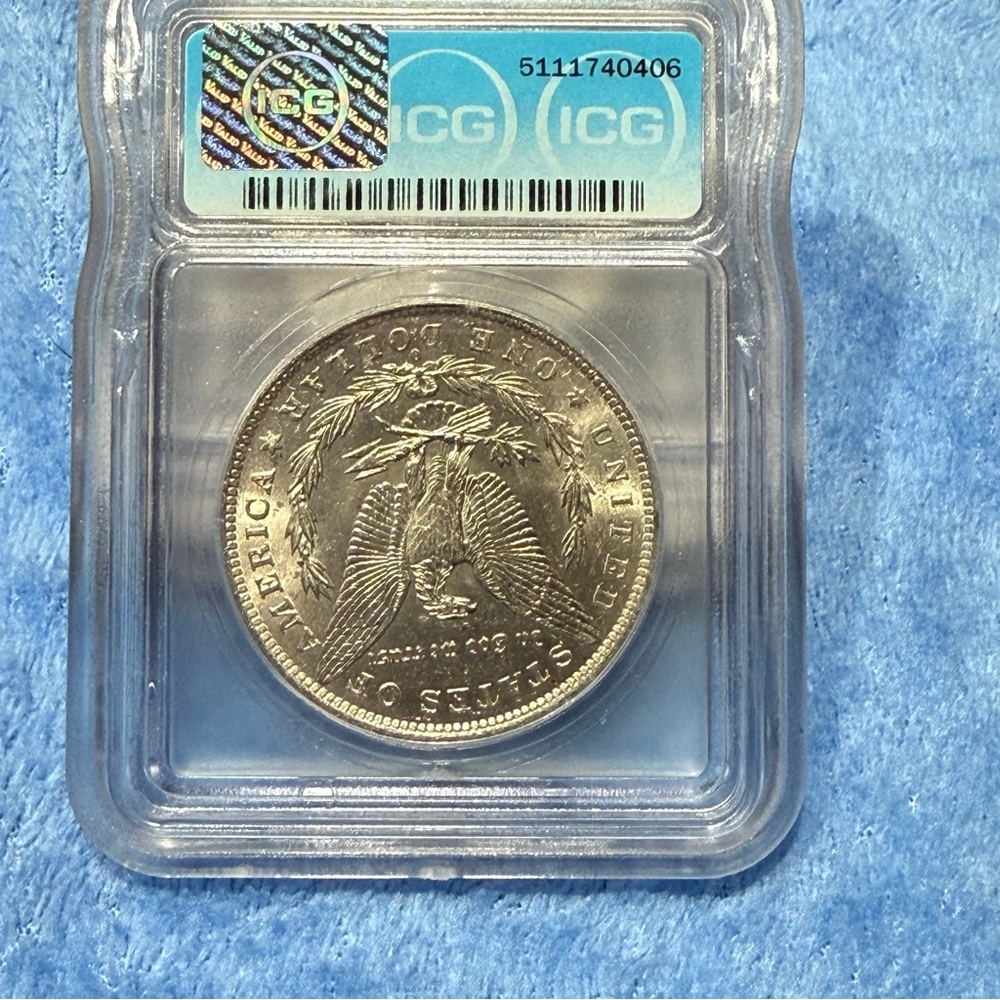 🔥SUPER RARE 1884 O MORGAN SILVER DOLLAR GRADED MS65!! 🔥 - Picture 2 of 8